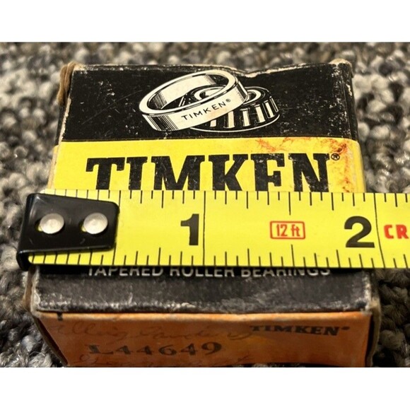 TIMKEN MODEL # L44649 TAPERED ROLLER BEARING THRUST BEARING MADE IN THE USA - Picture 7 of 9